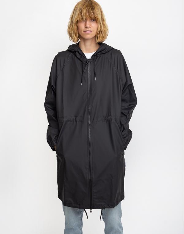 Rains Long W Jacket 01 Black XXS/XS
