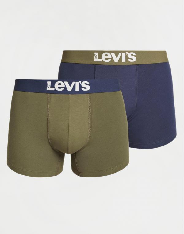 Levi's® Solid Basic Boxer 2P Khaki M
