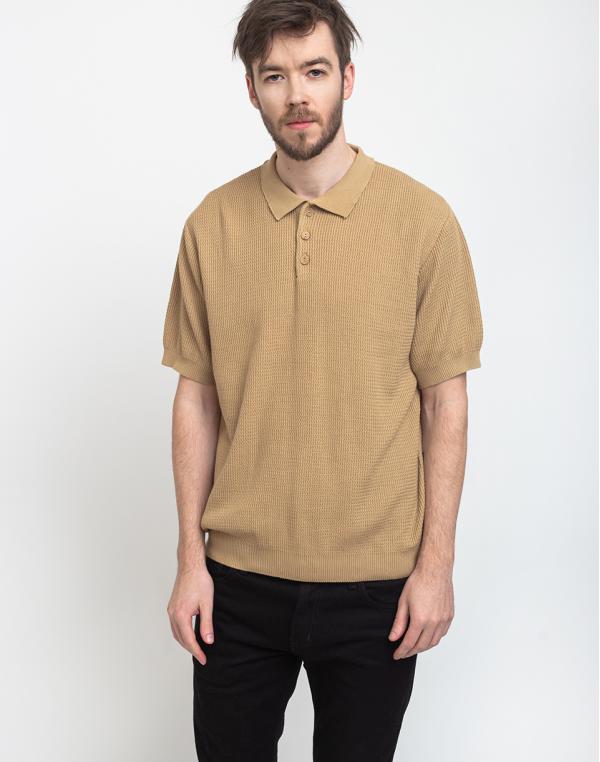 Dedicated Sweater Short Sleeve Gnesta Beige M