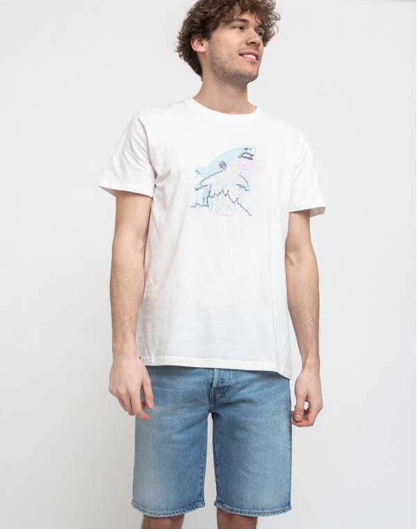 Dedicated T-shirt Stockholm OMG Shark Off-White S