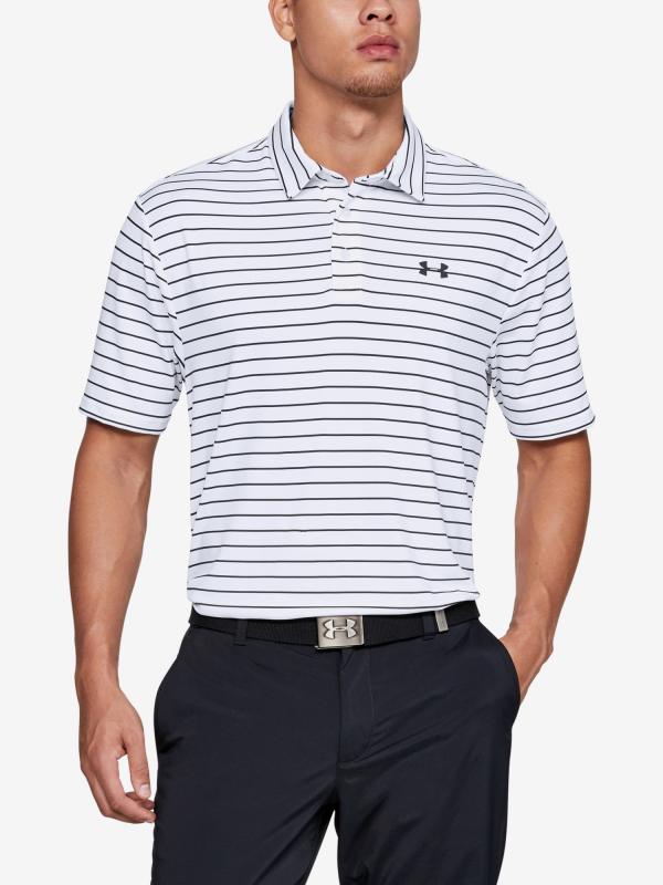 Tričko Under Armour Playoff Polo 2.0-Wht Bílá