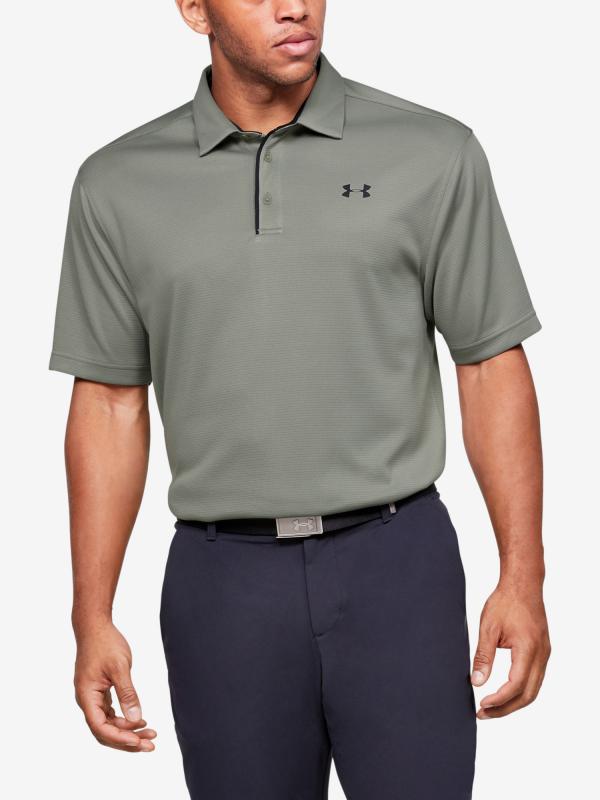 Tričko Under Armour Tech Polo Zelená