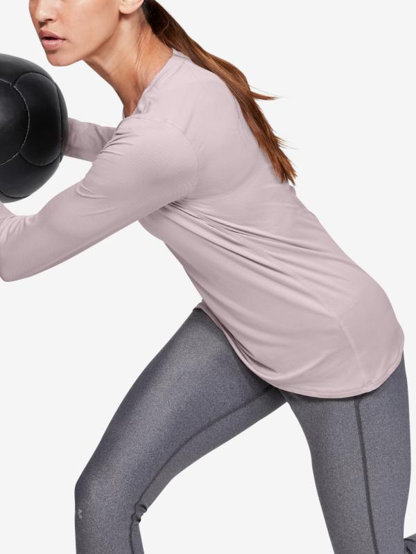 Tričko Under Armour Hg Armour Long Sleeve Růžová