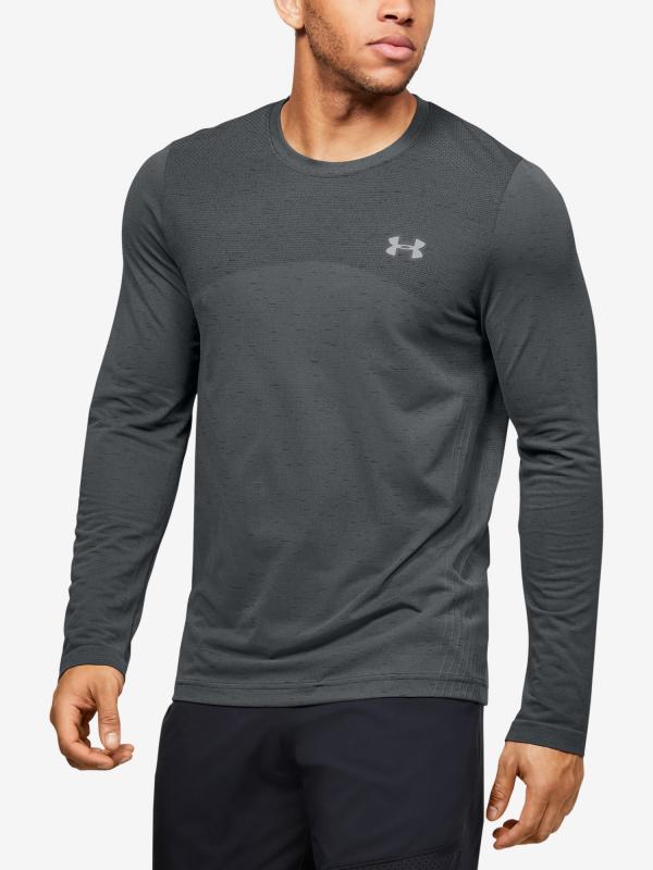Tričko Under Armour Seamless Ls Šedá