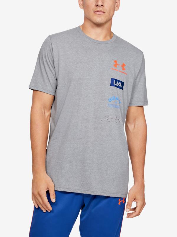 Tričko Under Armour Perf. Origin Back Ss Šedá
