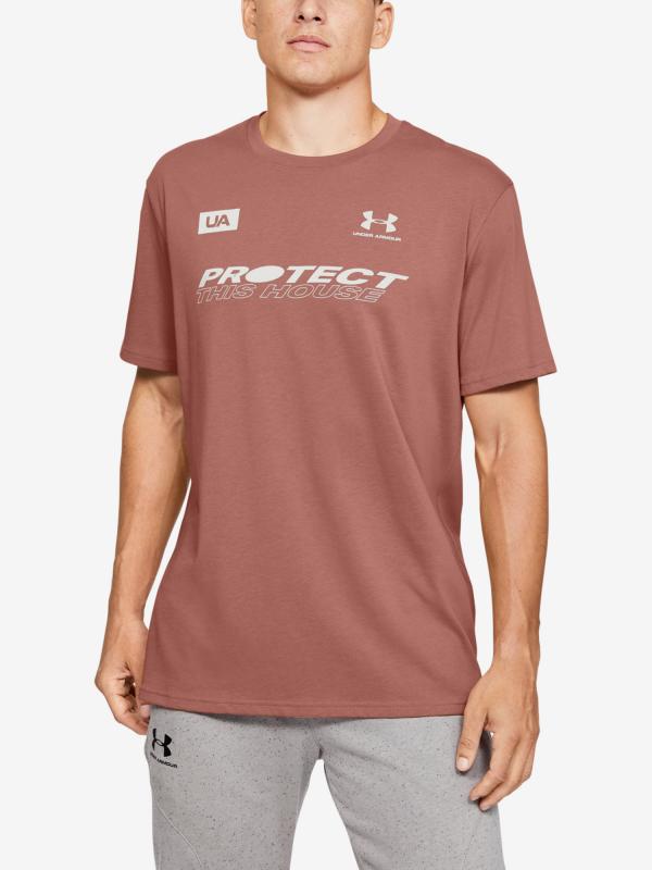 Tričko Under Armour Pth Back Ss Růžová
