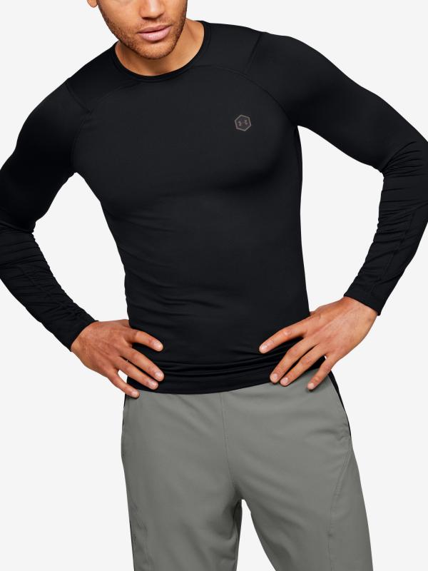 Kompresní tričko Under Armour Rush Hg Compression Ls Černá