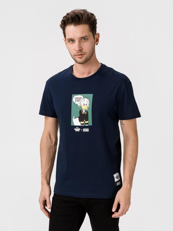 Donald Duck Triko Jack & Jones Modrá