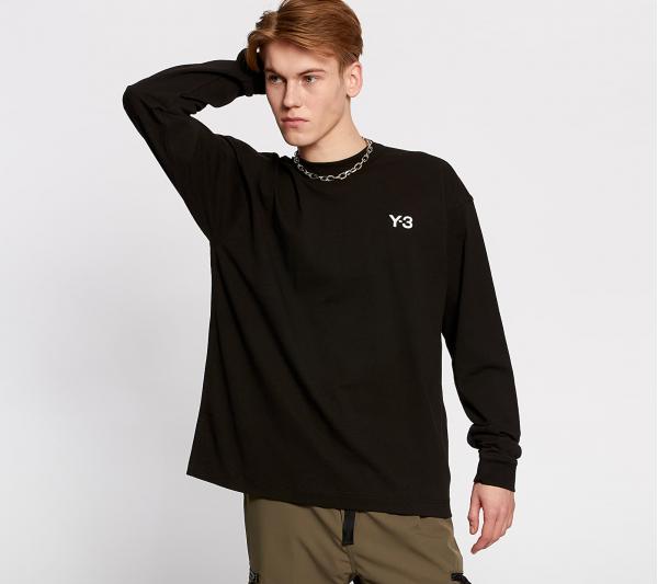 Y-3 Alleyway Graphic Long Sleeve Tee Black