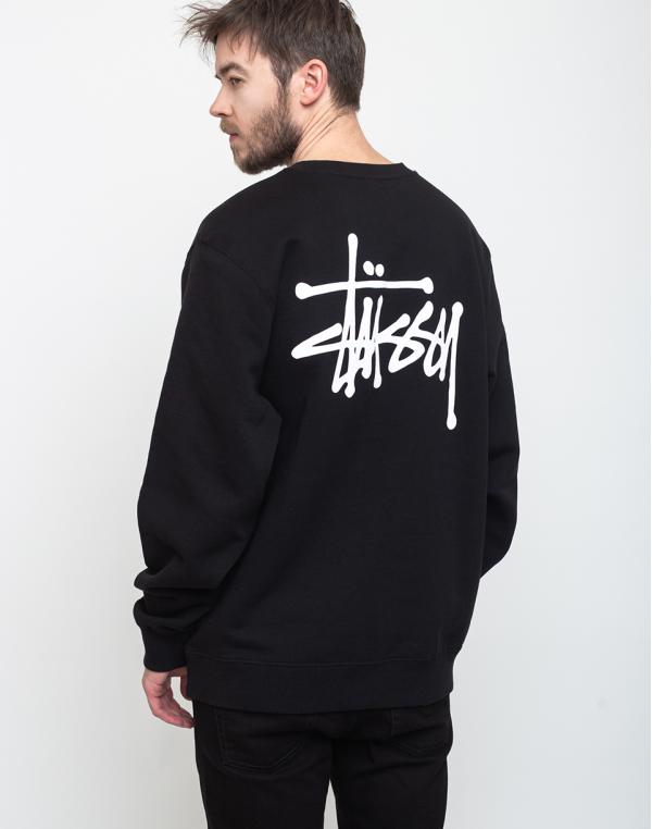 Stüssy Basic Crew Black M