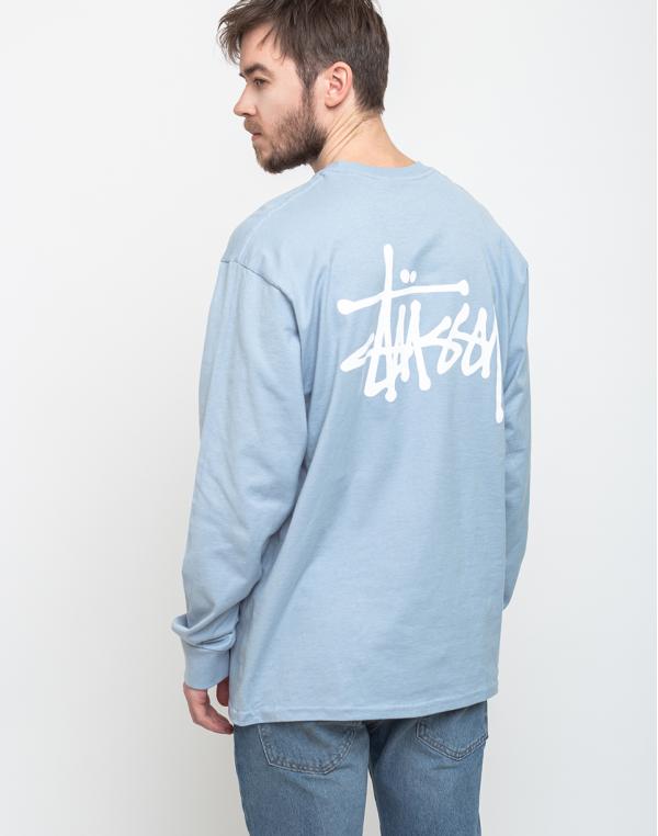 Stüssy Basic Ls Tee Slate M