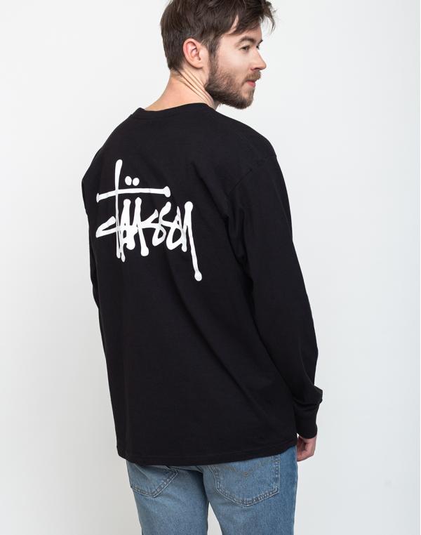 Stüssy Basic Ls Tee Black S