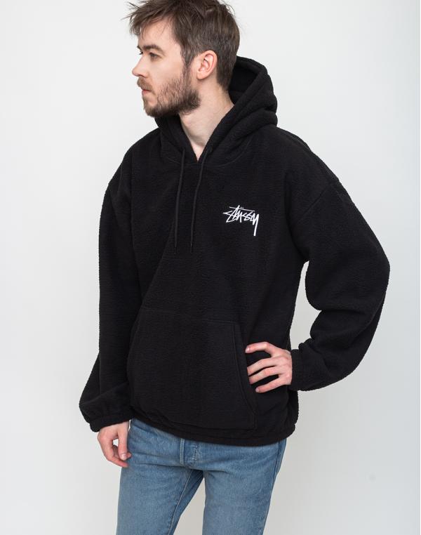 Stüssy Bronson Polar Fleece Hood Black S