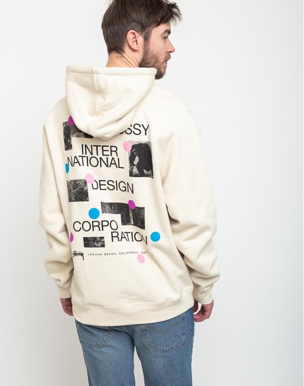 Stüssy Dot Collage Hood Cement M