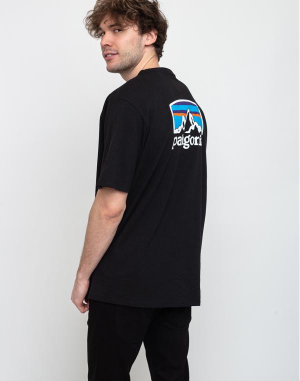 Patagonia M's Fitz Roy Horizons Responsibili-Tee Black M