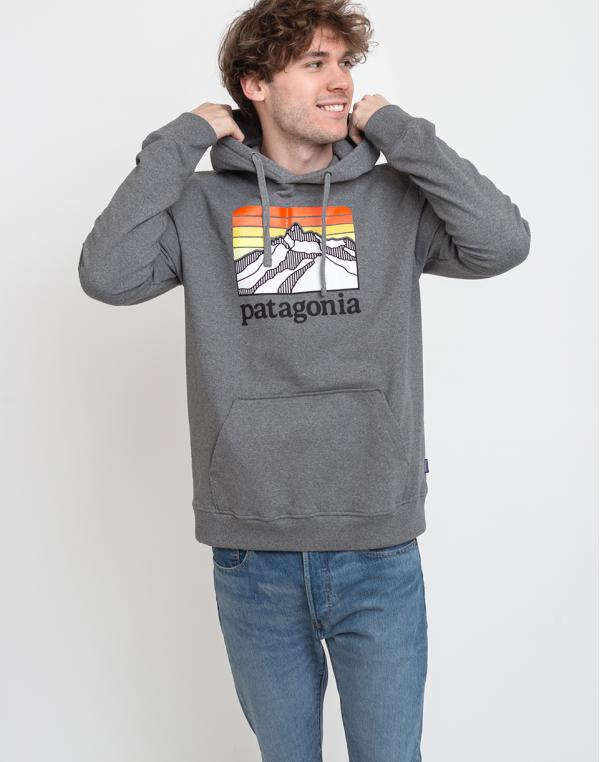 Patagonia M's Line Logo Ridge Uprisal Hoody Gravel Heather S