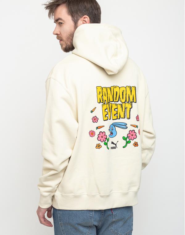 Puma Randomevent Hoodie White Asparagus XS