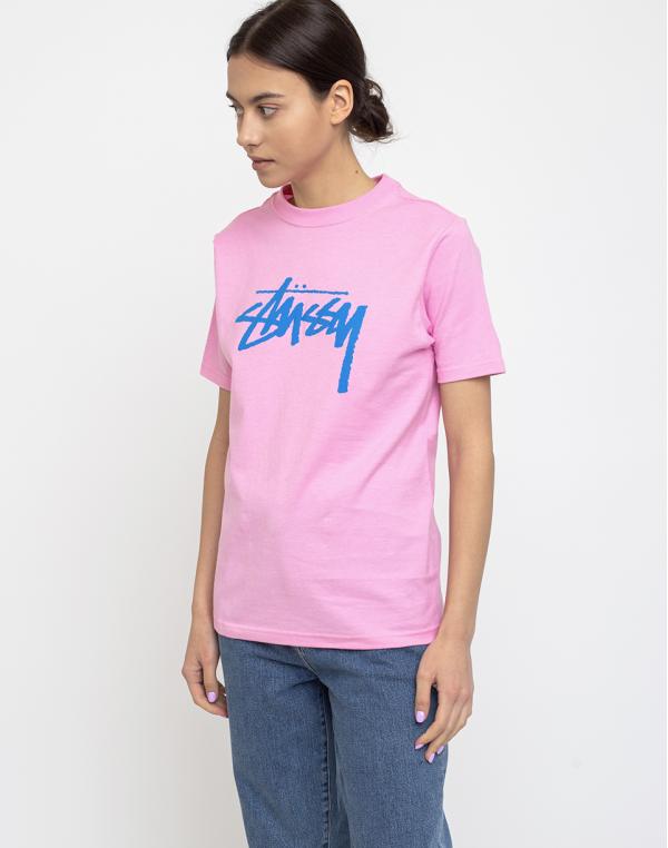 Stüssy Stock Tee Pink XS