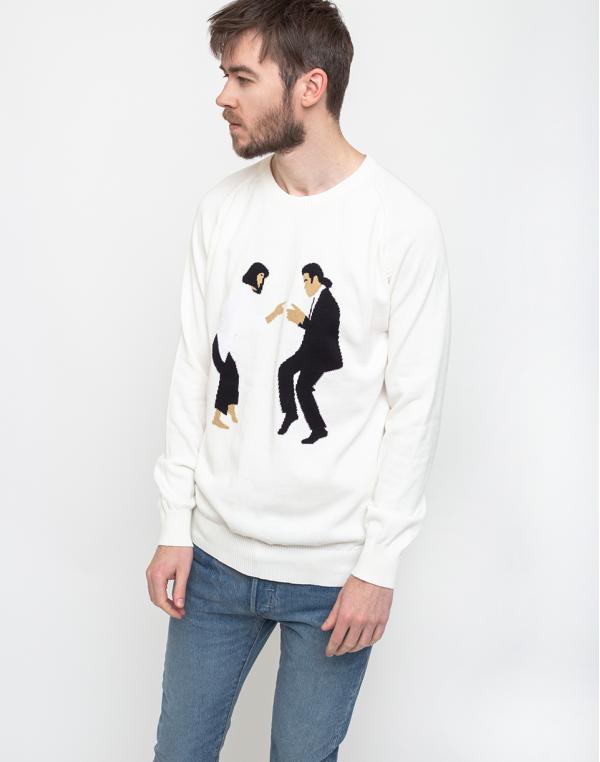 Dedicated Sweater Mora Pulp Fiction Dance Off-White L