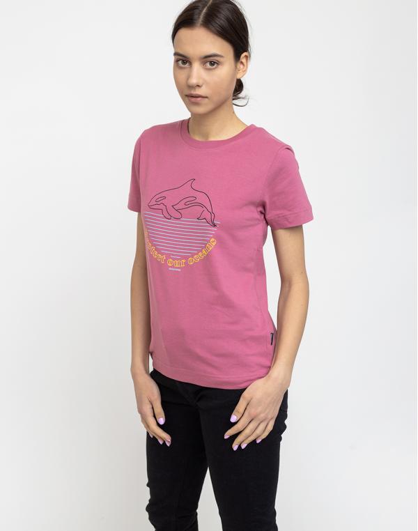 Dedicated T-shirt Mysen Protect Our Oceans Rose XS