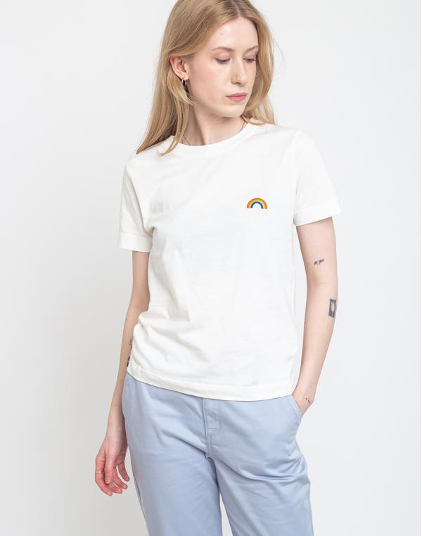 Dedicated T-shirt Mysen Rainbow Off-White XS