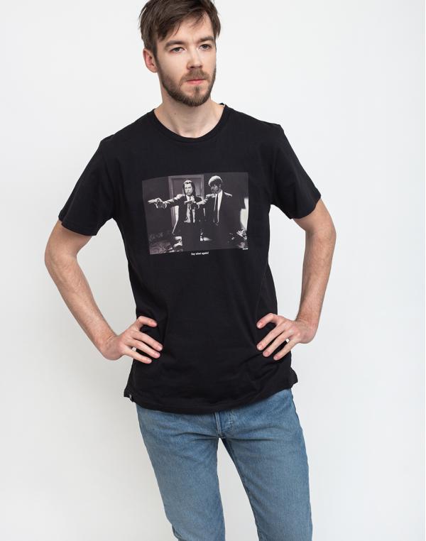 Dedicated T-shirt Stockholm Say What Again Black S