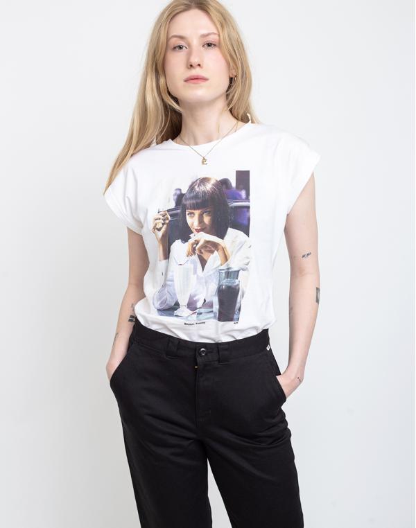 Dedicated T-shirt Visby Mmmm Yummy White L