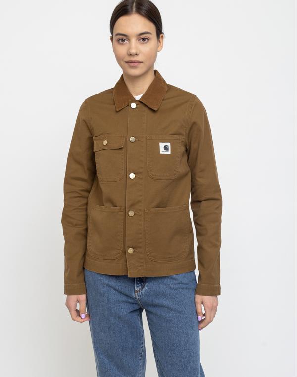 Carhartt WIP W' Michigan Jacket Hamilton Brown Rinsed S