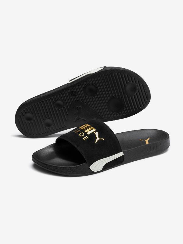 Pantofle Puma Leadcat Ftr Suede Classic Černá