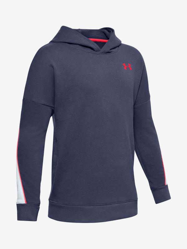 Mikina Under Armour Rival Terry Hoodie Modrá
