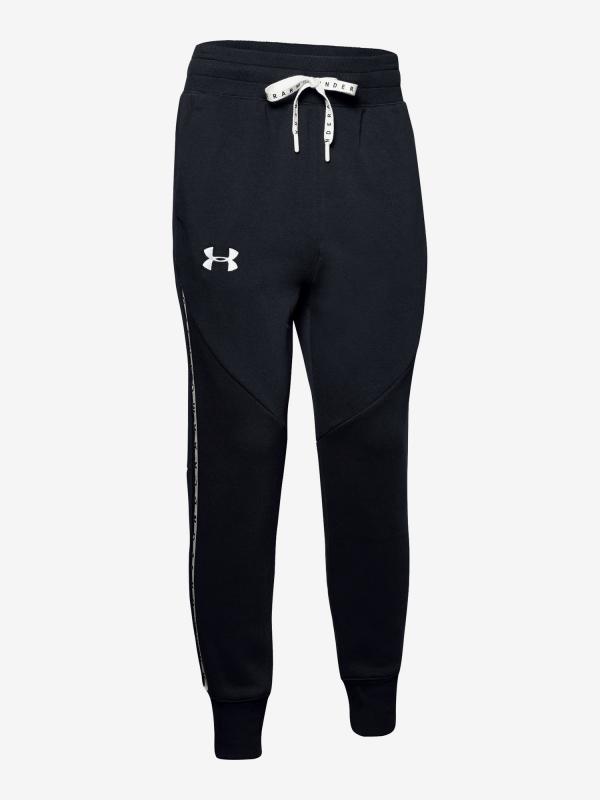 Tepláky Under Armour Fleece Pant Taped Wm Černá