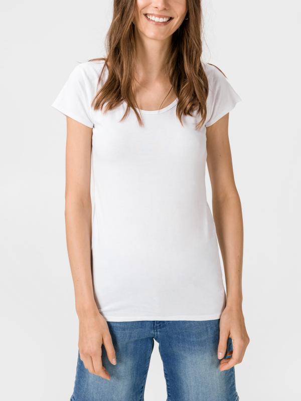 Tričko GAS Fluid T-Shirt Bílá