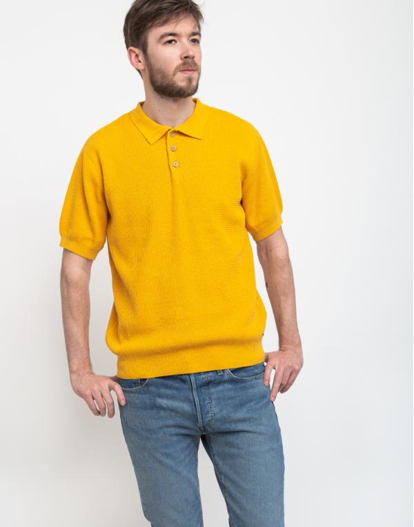 Dedicated Sweater Short Sleeve Gnesta Yellow M