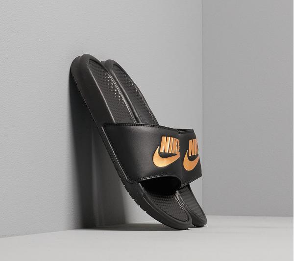 Nike Benassi Jdi Black/ Metallic Gold