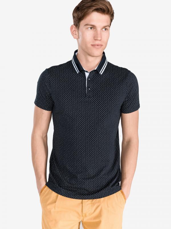 Polo triko Armani Exchange Černá