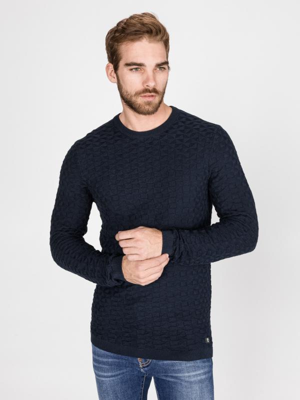Svetr Tom Tailor Denim Modrá