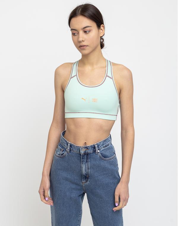 Puma First Mile 4Keeps Bra M Mist Green/Puma Black M