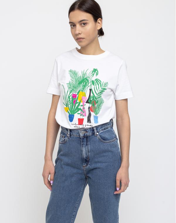 Dedicated T-shirt Mysen Water My Plants White S