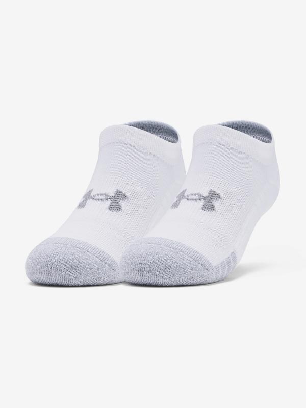 Ponožky Under Armour Youth Heatgear Ns-Wht Bílá