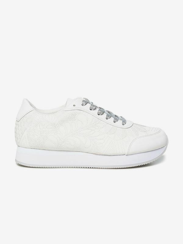 Boty Desigual Shoes Galaxy Lottie Bílá