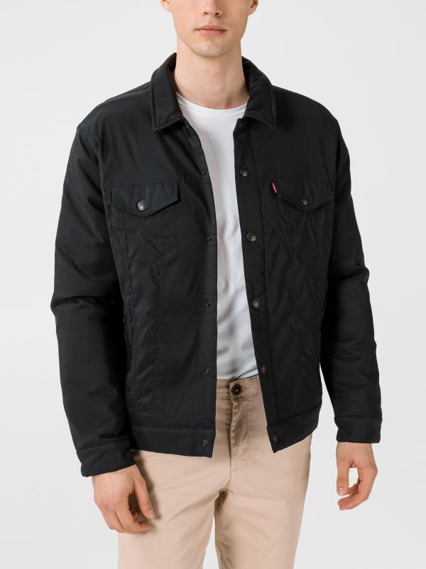 Thermore Stretch Trucker Bunda Levi's® Černá