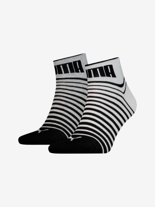 Ponožky Puma Unisex Quarter 2 Pack Barevná