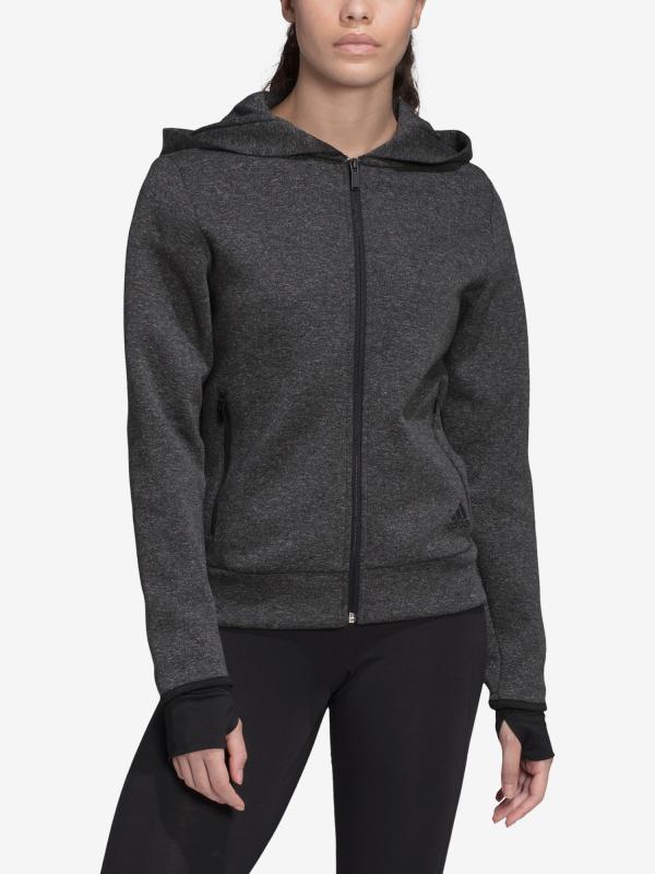 Mikina adidas Performance W Ver Fz Hd Černá