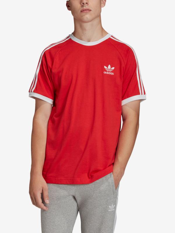 Tričko adidas Originals 3-Stripes Tee Červená