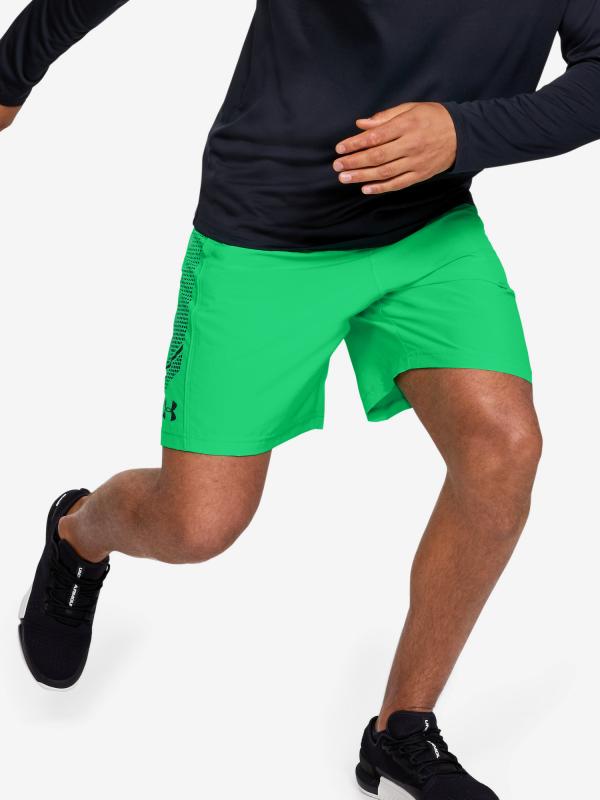 Kraťasy Under Armour Woven Graphic Shorts Zelená
