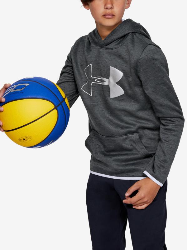 Mikina Under Armour Armour Fleece Branded Hoodie Černá