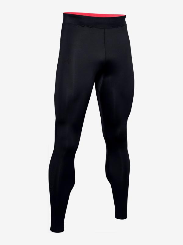 Kompresní legíny Under Armour M Qlifier Speedpocket Perforated T Černá