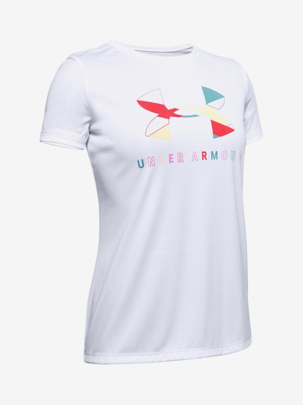 Tričko Under Armour Tech Graphic Big Logo Ss T-Shirt Bílá