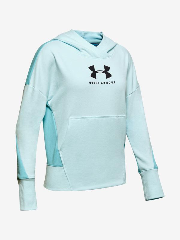 Mikina Under Armour Rival Terry Hoodie Modrá