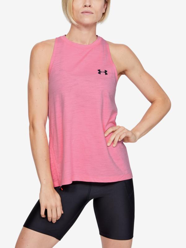 Tílko Under Armour Charged Cotton Sl Adjustable Růžová